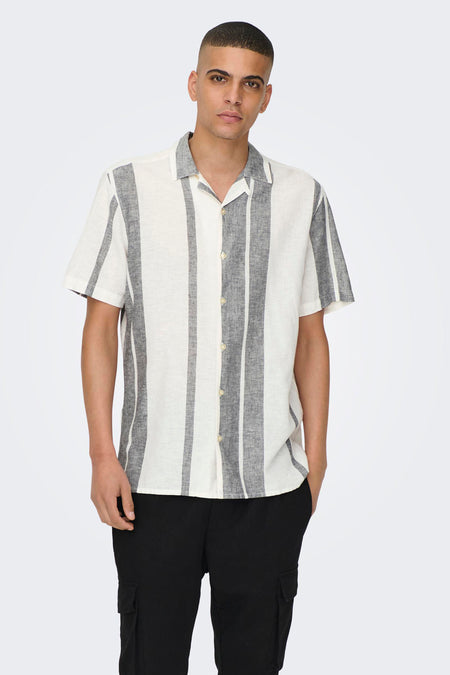 Hemd  (korte mouwen) Ecru - ONLY & SONS®