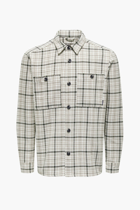 ONSDAVID OVR TWILL CHECK SHIRT