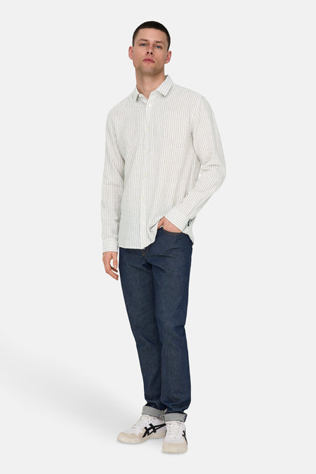ONSCAIDEN LIFE LS STR LINENBLEND660 NOOS