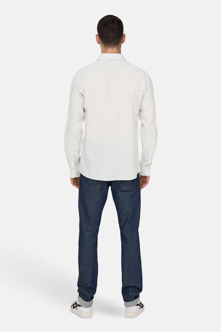 ONSCAIDEN LIFE LS STR LINENBLEND660 NOOS