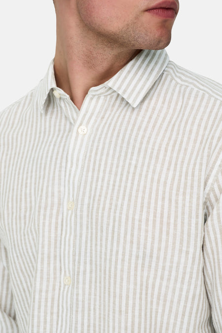 ONSCAIDEN LIFE LS STR LINENBLEND660 NOOS