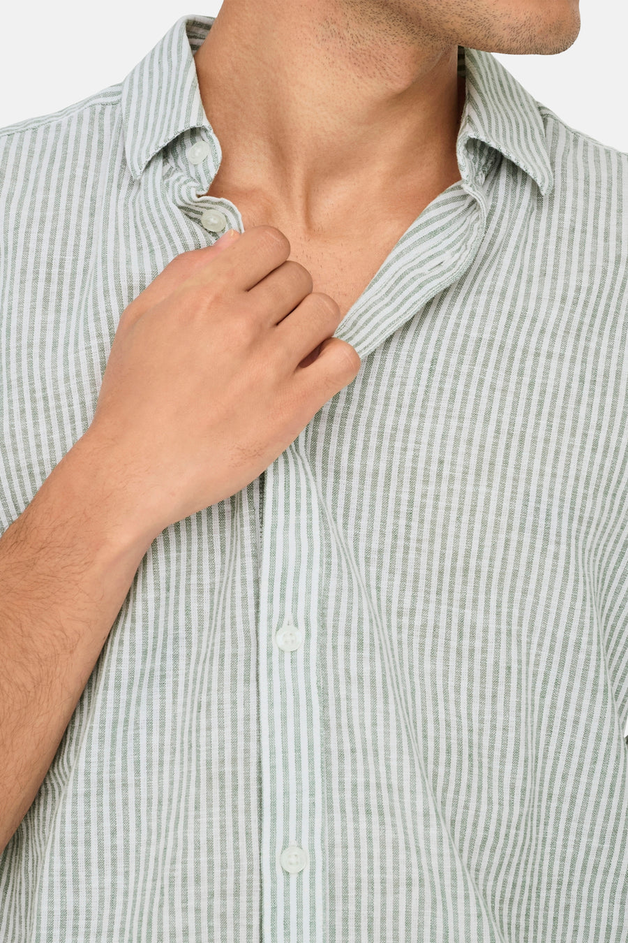 Chemise à manches longues - vert - ONLY & SONS®