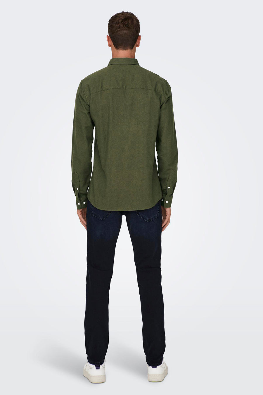 Chemise &agrave; manches longues - vert