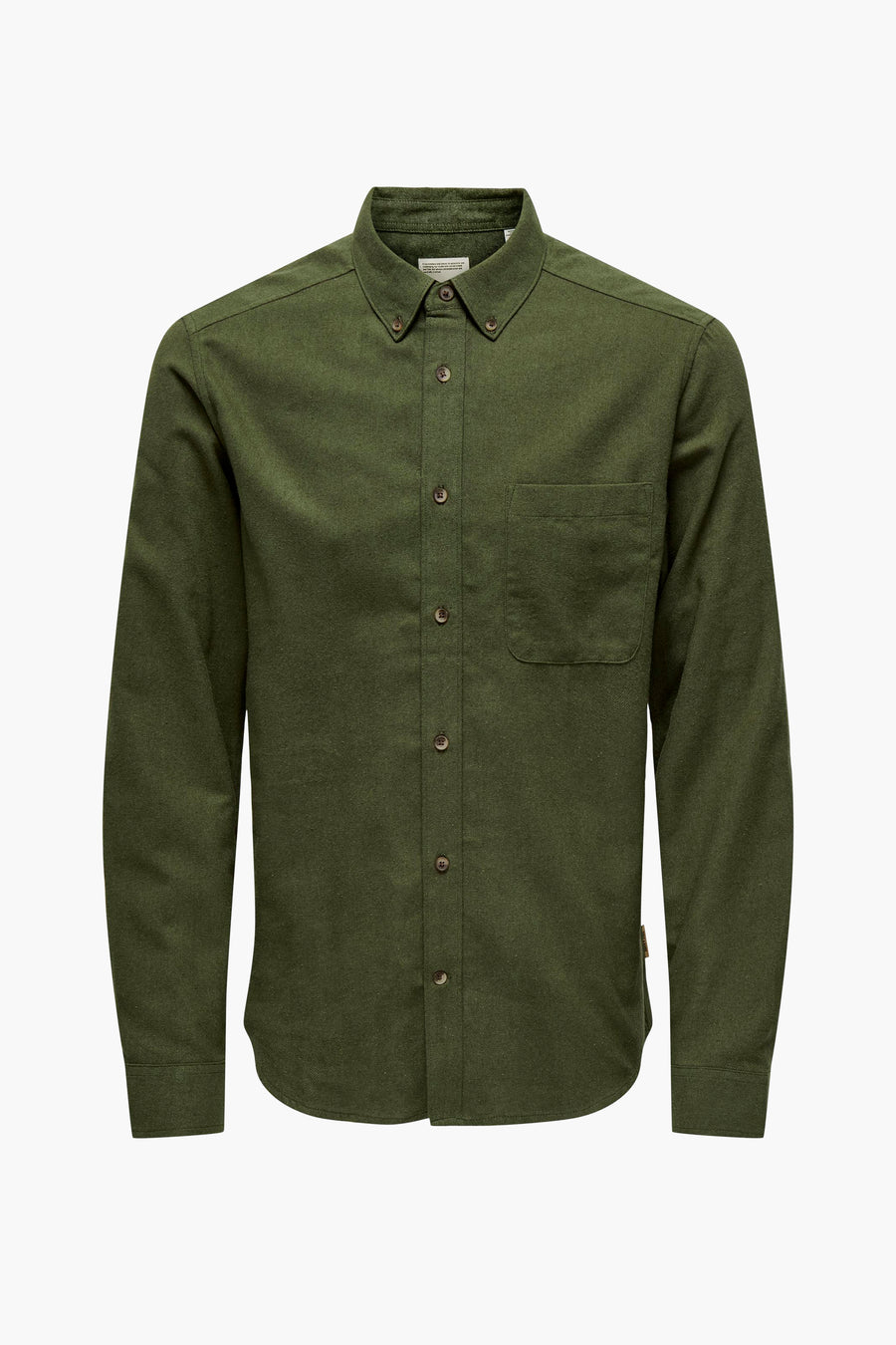 Chemise &agrave; manches longues - vert