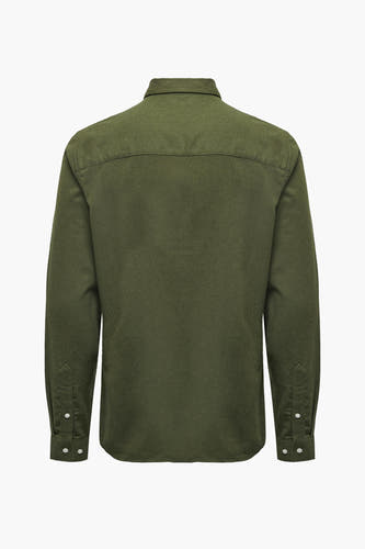 Chemise &agrave; manches longues - vert