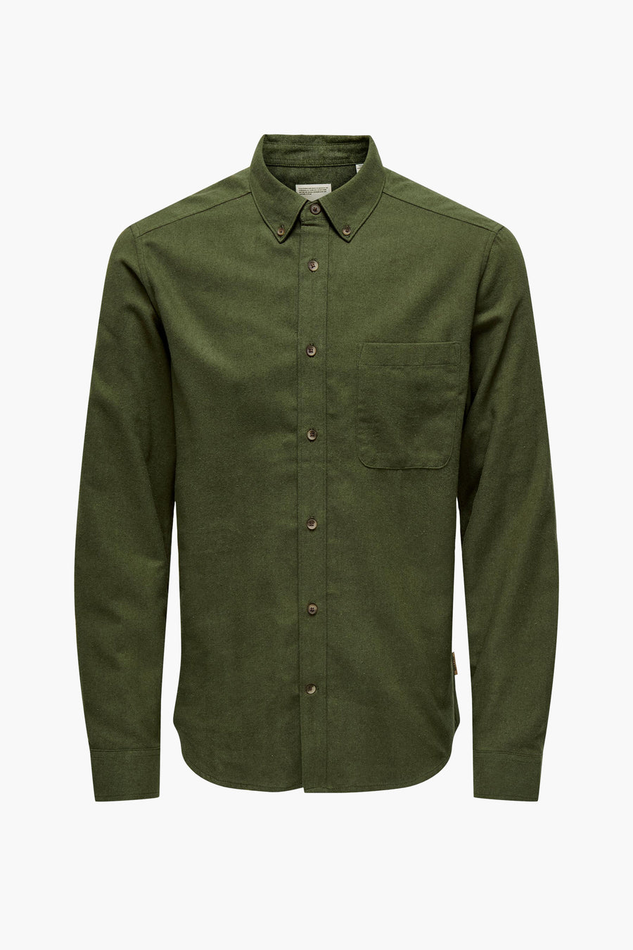 Chemise &agrave; manches longues - vert