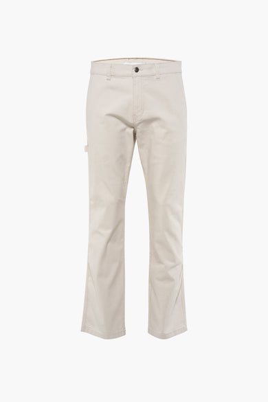 Chino écru de ONLY & SONS® avec des passants et une fermeture à glissière, décontracté et confortable.