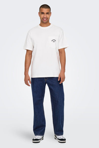 FADE - dark blue denim