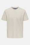 ONSKIAN LIFE REG SEERSUCKER SS TEE