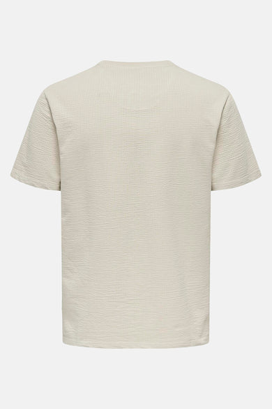ONSKIAN LIFE REG SEERSUCKER SS TEE
