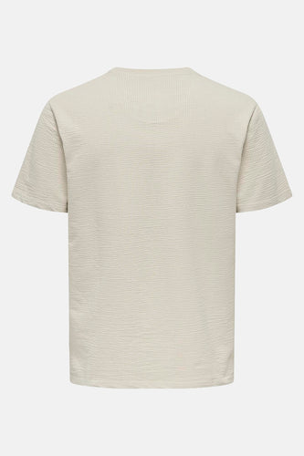 ONSKIAN LIFE REG SEERSUCKER SS TEE