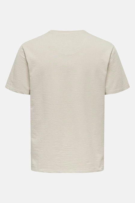 T-shirt met korte mouwen - Beige