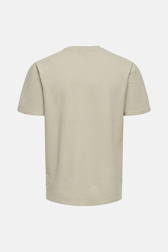 T-shirt à manches courtes - Beige - ONLY & SONS®