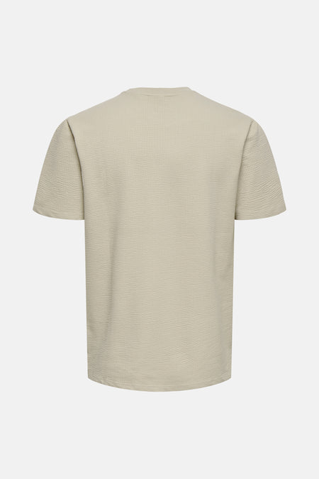 T-shirt met korte mouwen - Beige