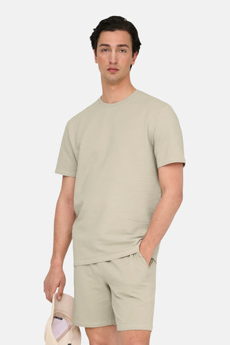 T-shirt à manches courtes - Beige - ONLY & SONS®