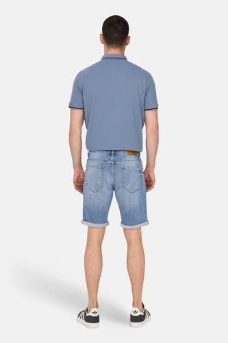 Short - mid blue denim
