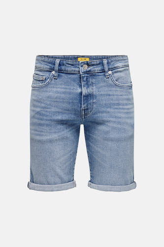 Short - mid blue denim