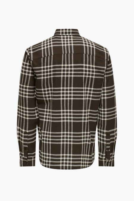 ONSNEWSIMON LIFE REG LS CHECK SHIRT CS