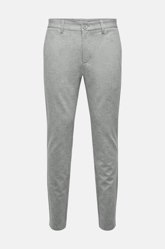 Groene kostuumbroek van ONLY & SONS®, met een fijn ruitpatroon, voor een nette look.