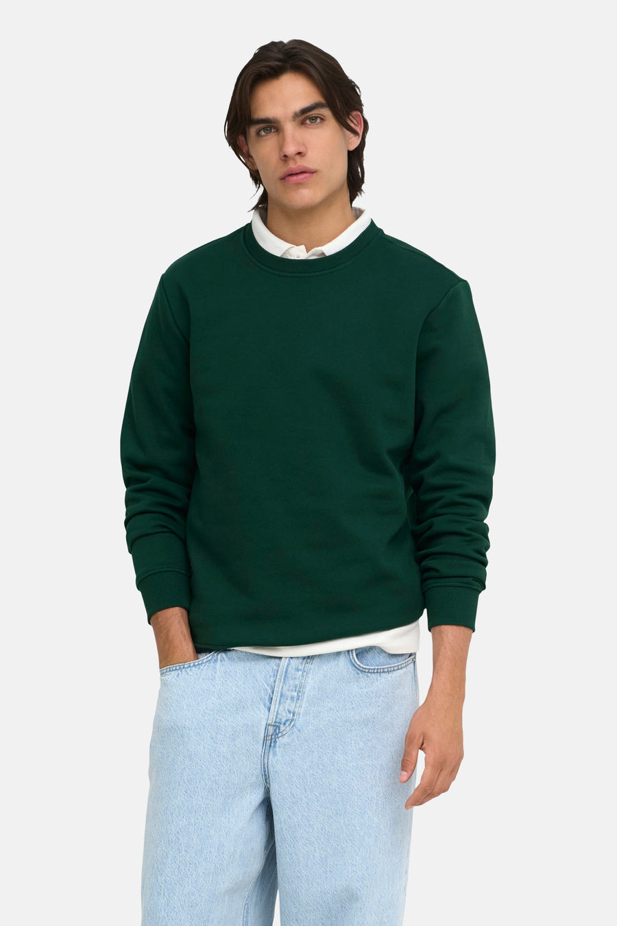 Sweater met ronde hals groen - ONLY & SONS®