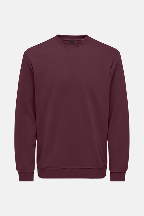 Sweater met ronde hals Rood - ONLY & SONS®