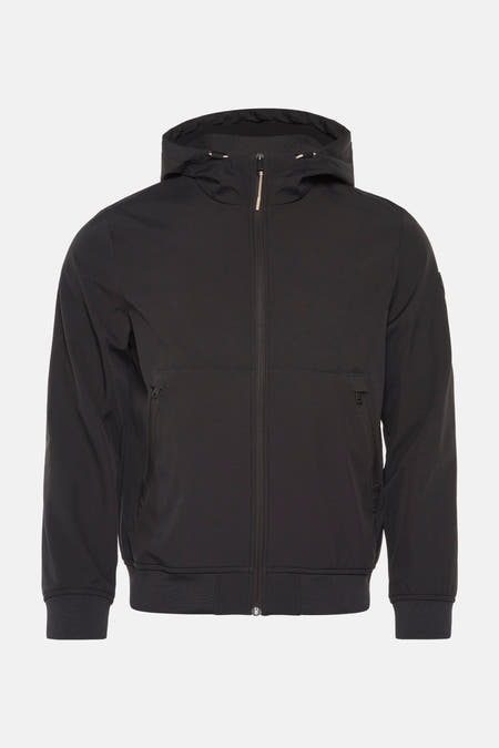 Gilets de pluie noirs ONLY & SONS®, avec détail de fermeture éclair et texture en polaire à l'intérieur.