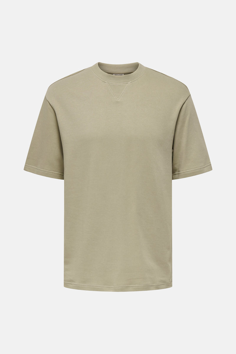 T-shirt met korte mouwen - Kaki