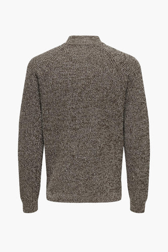 ONSFELIP LIFE REG 5 TWIST HIGH NECK KNIT