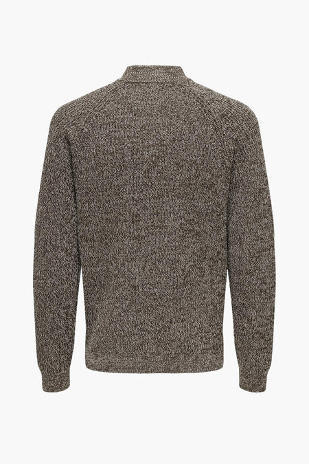 ONSFELIP LIFE REG 5 TWIST HIGH NECK KNIT