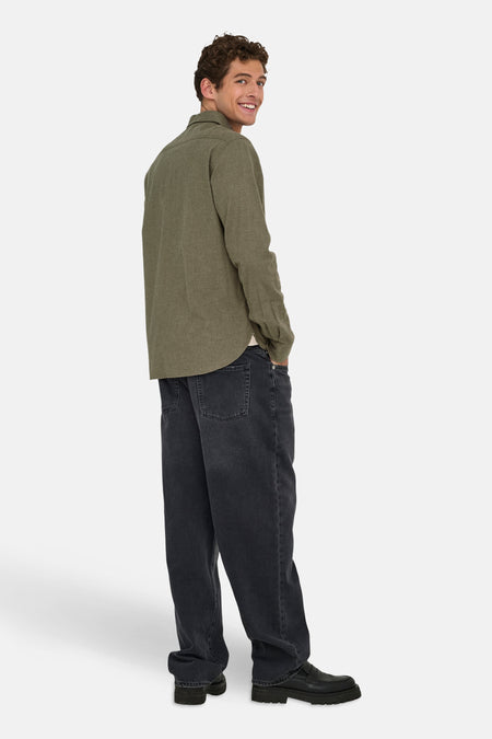 ONSROAD LIFE REG MELANGE LS SHIRT NOOS