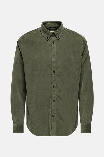 Chemise à manches longues - vert - ONLY & SONS®