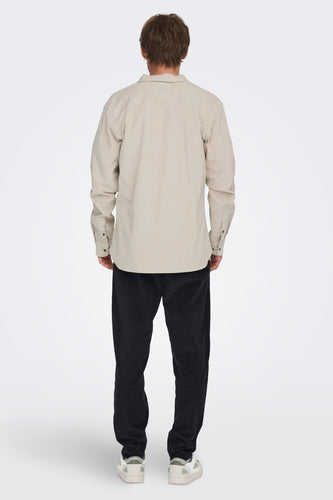 Chemise à manches longues - écru - ONLY & SONS®