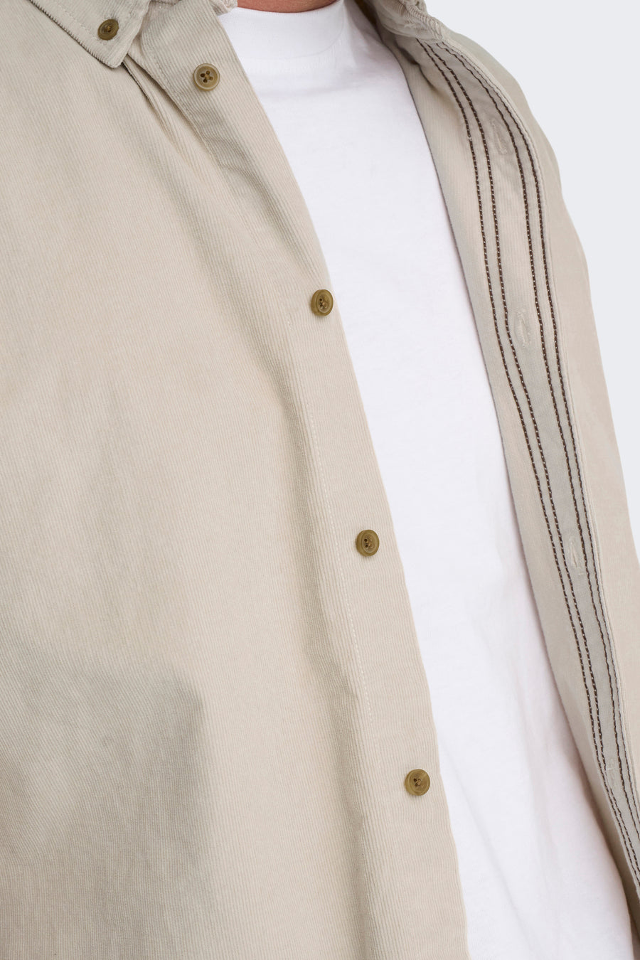 Chemise à manches longues - écru - ONLY & SONS®