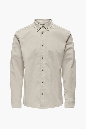 Chemise à manches longues - écru - ONLY & SONS®