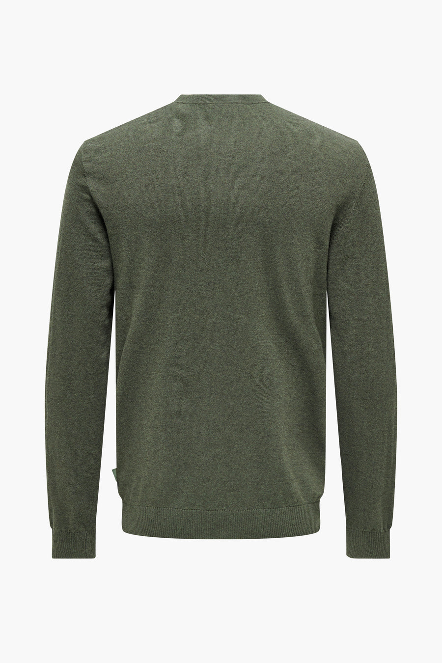 Pull à col rond - vert