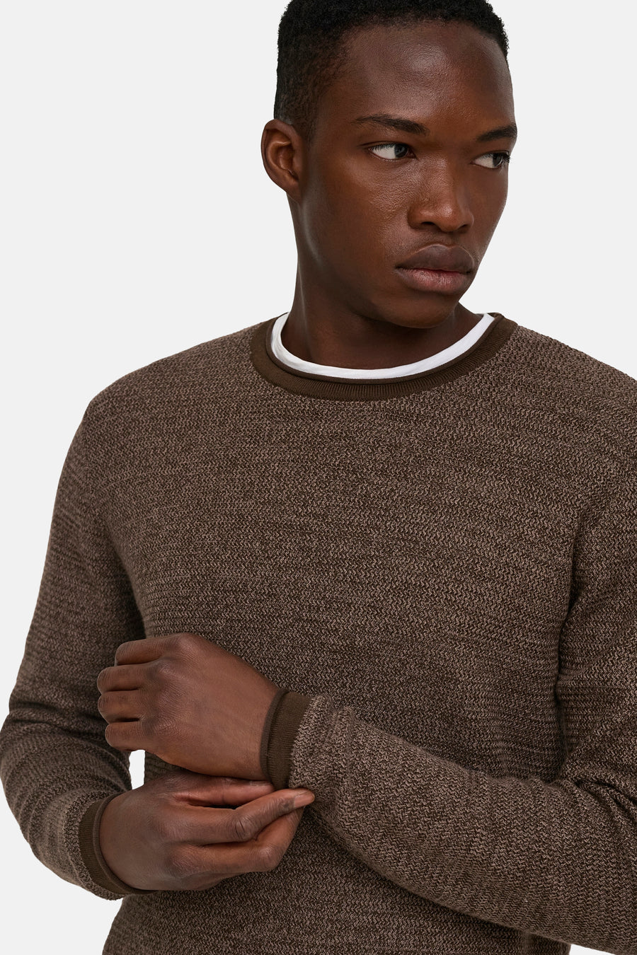 Trui met ronde hals bruin - ONLY & SONS®