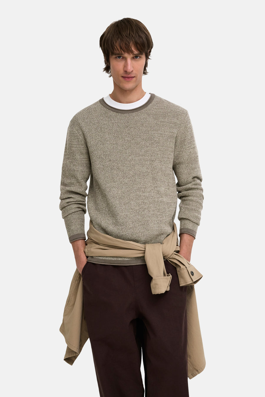 Trui met ronde hals beige - ONLY & SONS®