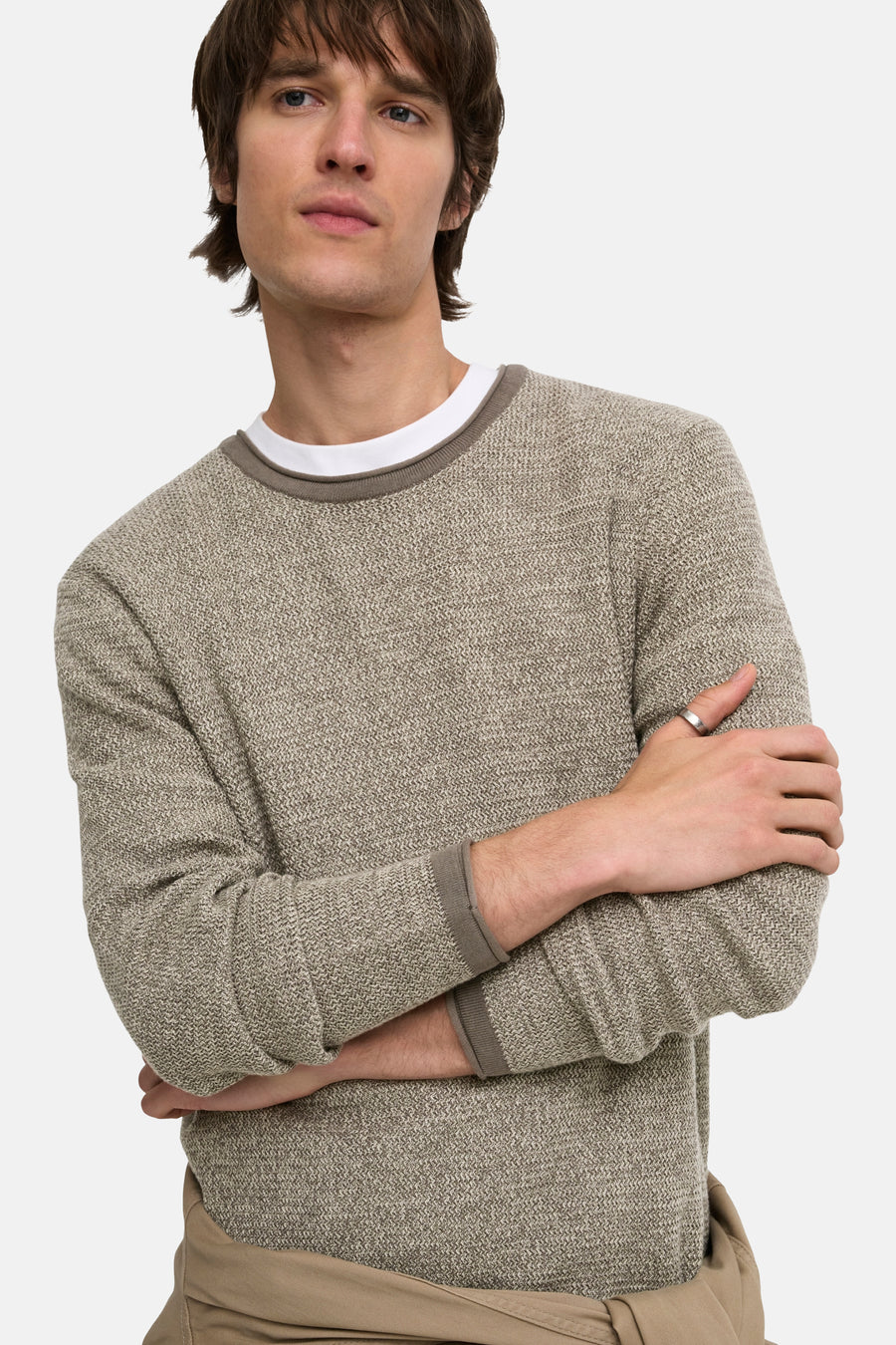 Trui met ronde hals beige - ONLY & SONS®