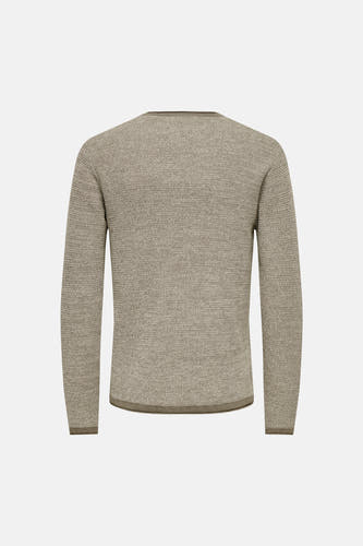 Trui met ronde hals beige - ONLY & SONS®