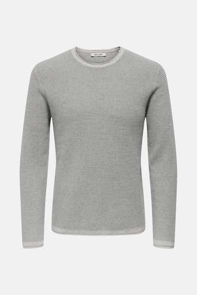 ONSERIC REG 12 STRUC CREW KNIT NOOS
