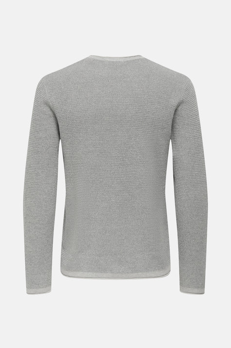 ONSERIC REG 12 STRUC CREW KNIT NOOS