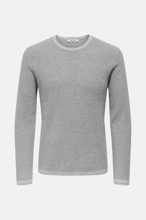 ONSERIC REG 12 STRUC CREW KNIT NOOS