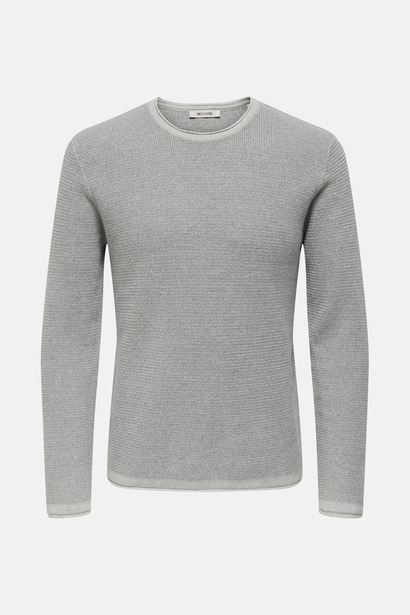 ONSERIC REG 12 STRUC CREW KNIT NOOS