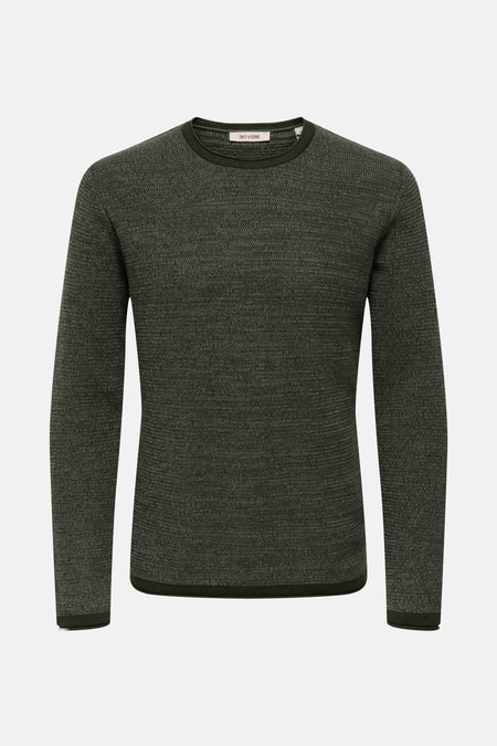 ONSERIC REG 12 STRUC CREW KNIT NOOS