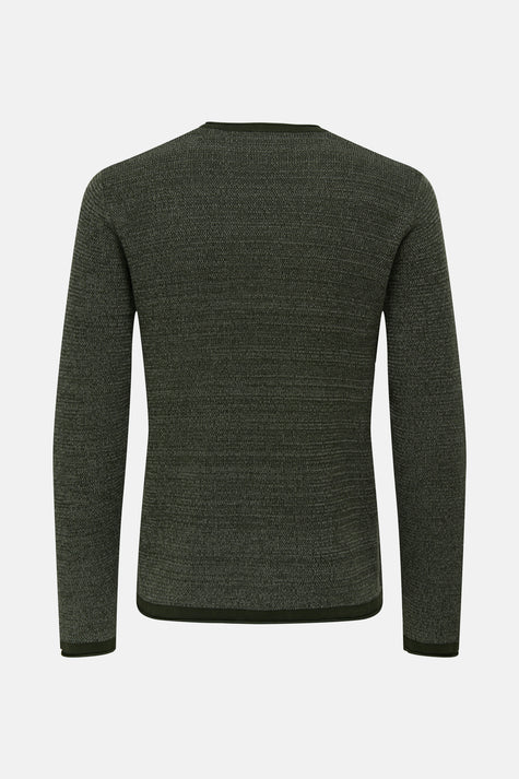 Pull met ronde hals - groen