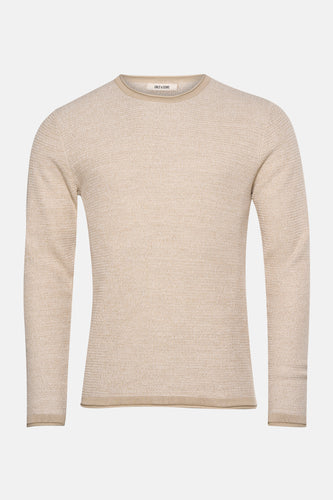 Beige, gebreide trui van Only & Sons.