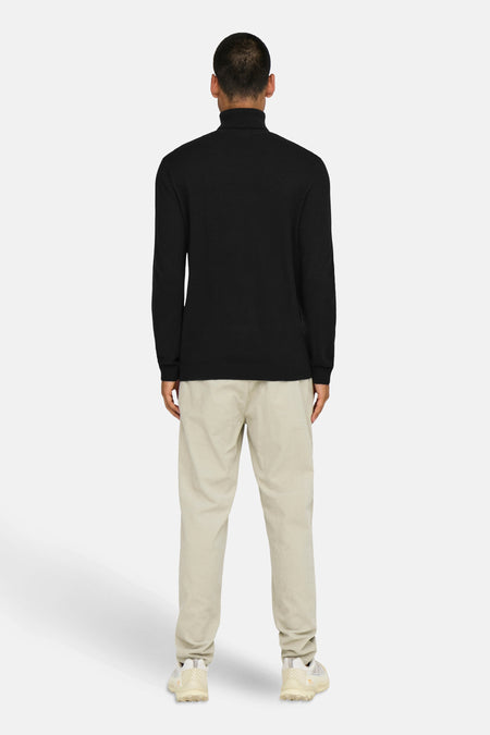 Pull met rolkraag - zwart