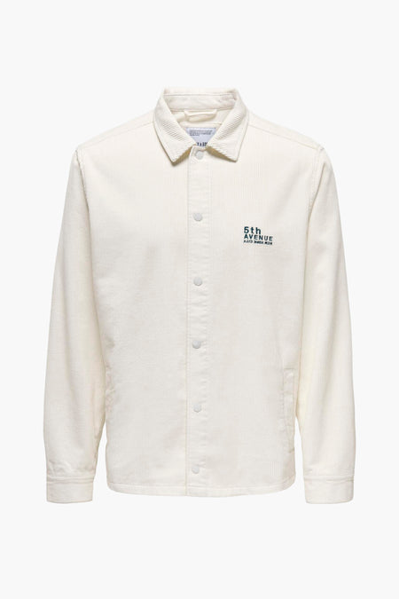 ONSTYLER 8W CORD LS OVERSHIRT