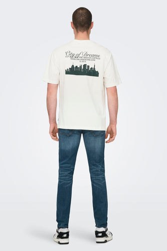 T-shirt à manches courtes - blanc - ONLY & SONS®