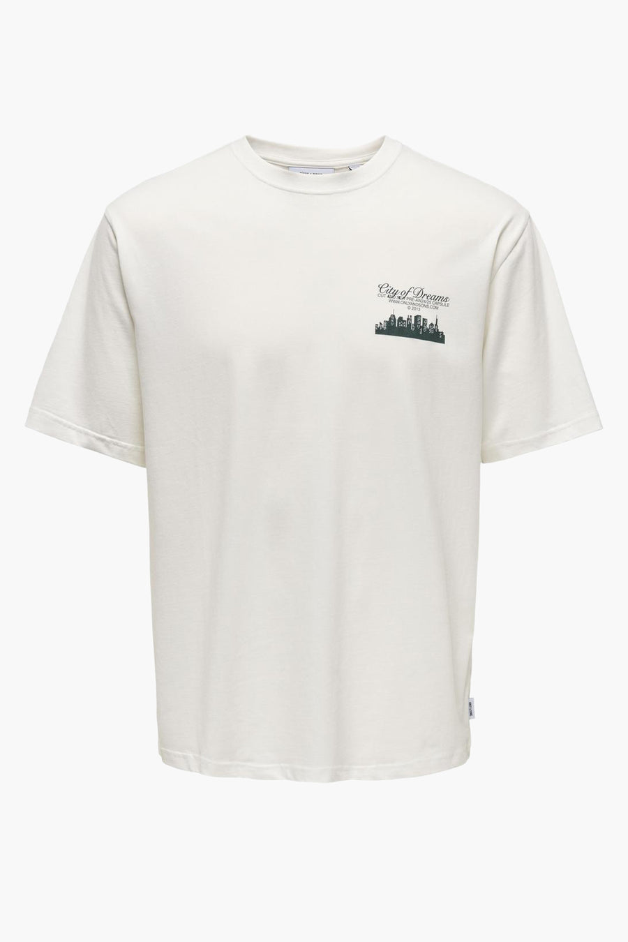 T-shirt à manches courtes - blanc - ONLY & SONS®